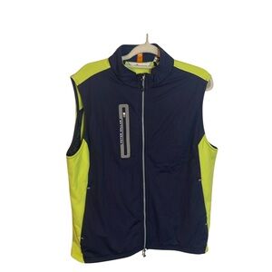 Peter Millar Hyperlight Merge Hybrid Vest MSRP $158 
Pit to Pit 21”